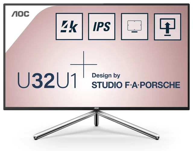 aoc-u32u1-moniteur-32-pouces-4k-uhd-ips-hdr600 image 1
