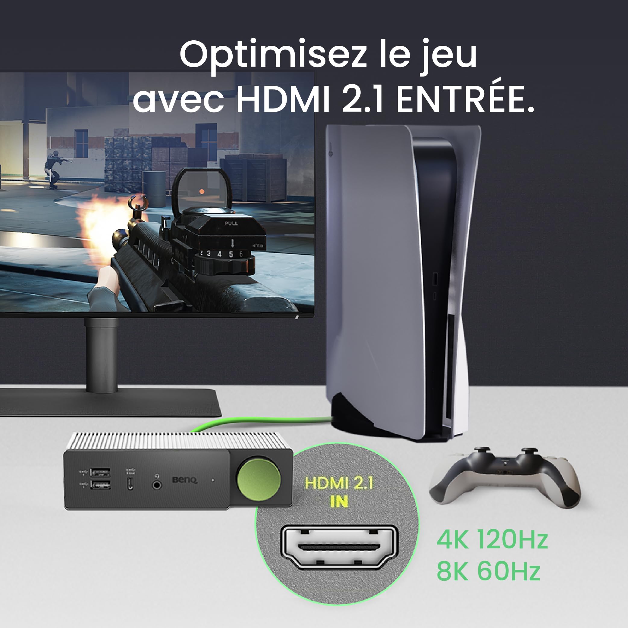 benq-becreatus-dp1310-dock-hybride-usb-c-13-en-1-hdmi-2-1-4k-triple-cran image 3
