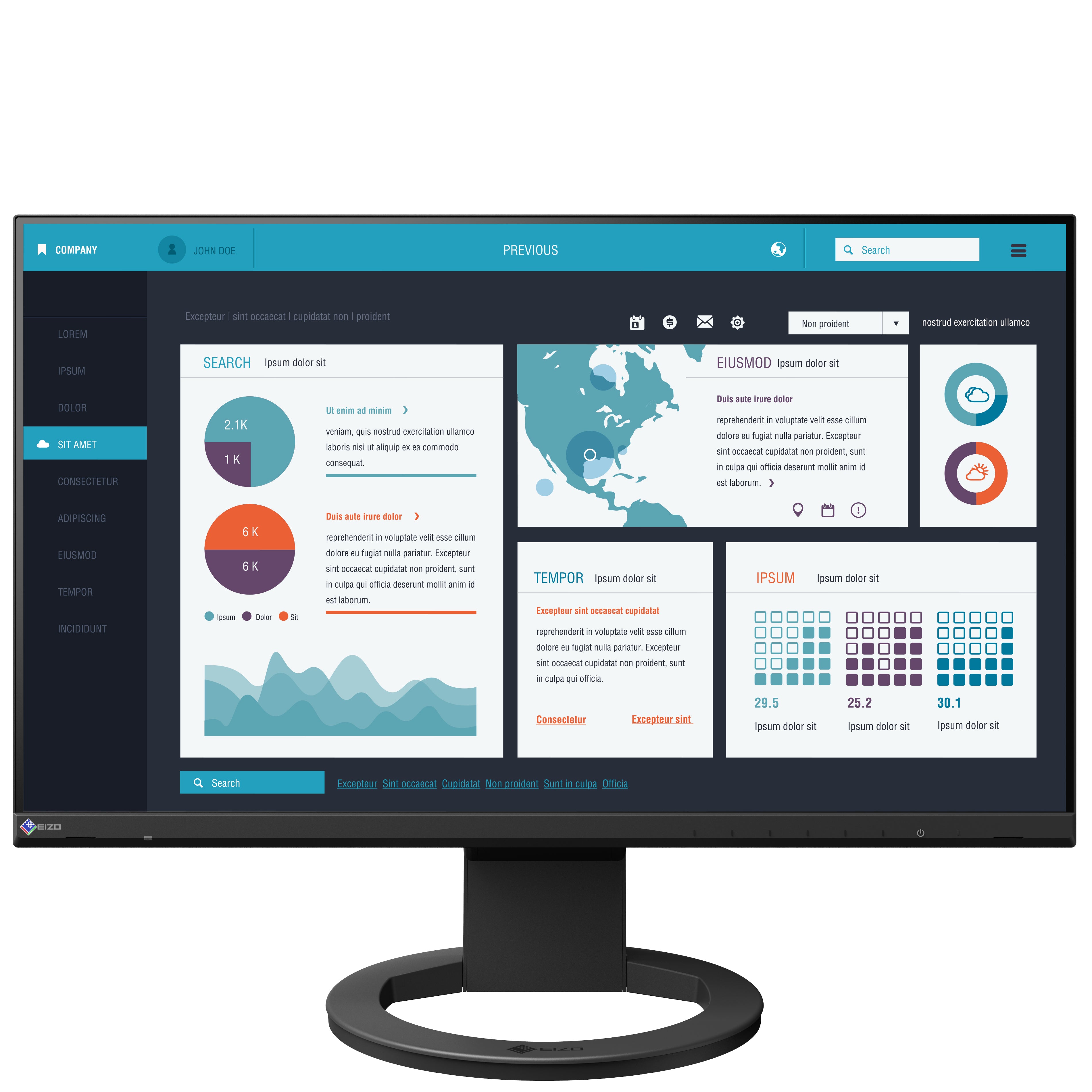 eizo-flexscan-ev2490-moniteur-24-pouces image 3