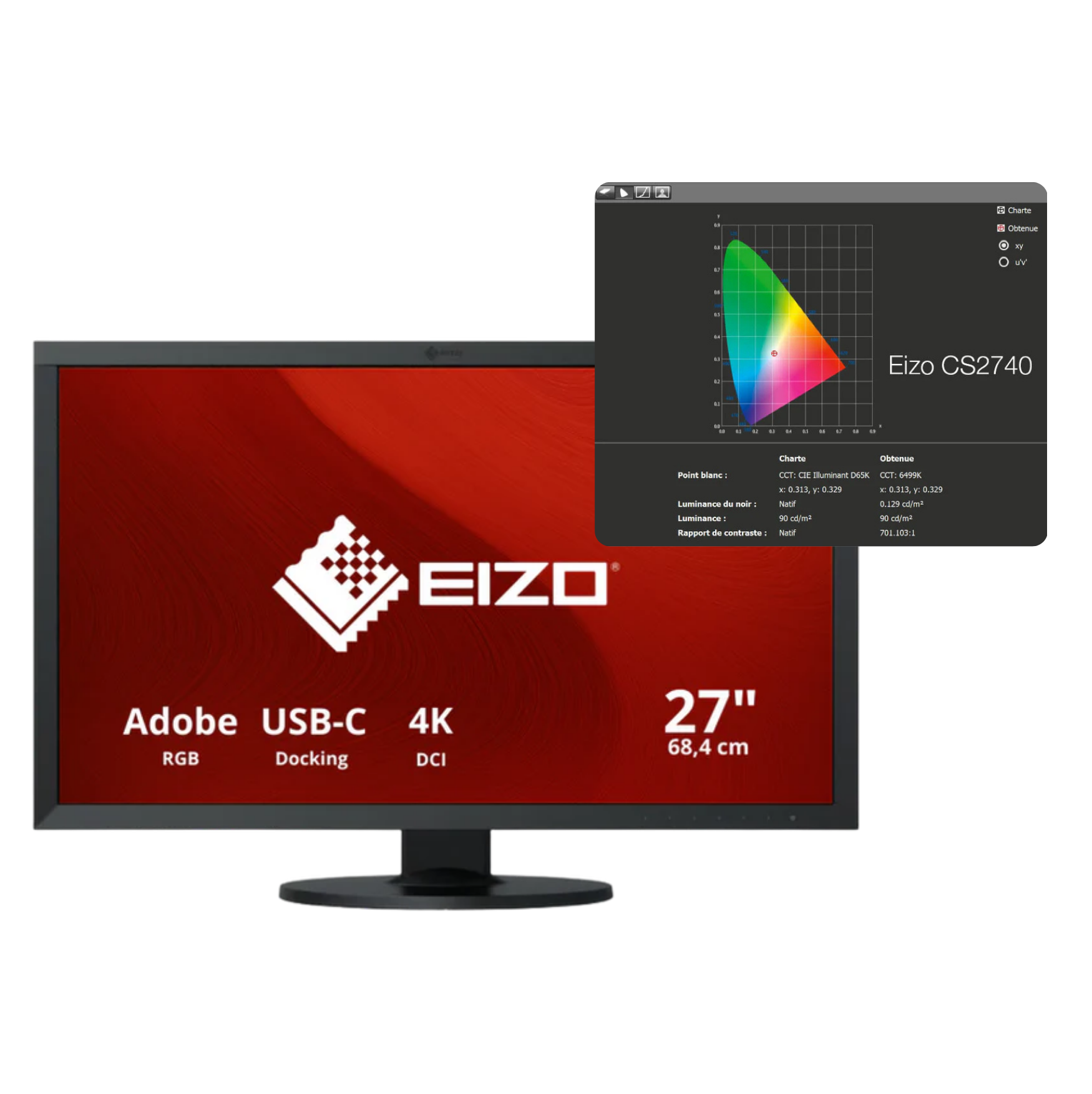 eizo-coloredge-cs2740-moniteur-27-pouces-4k-uhd-avec-calibration-hdr image 1