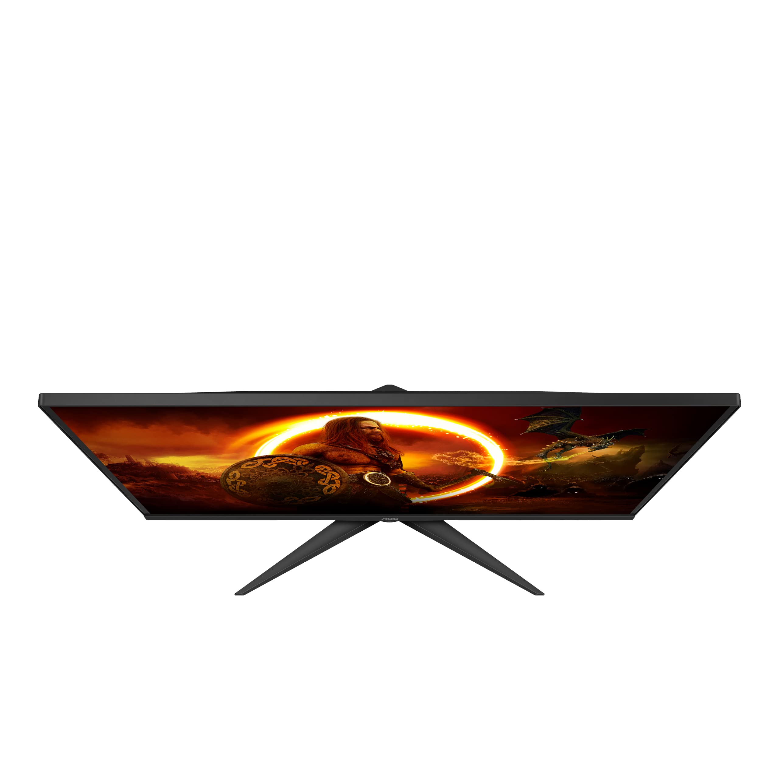 aoc-24g2spae-cran-gaming-24-fhd-165-hz-ips-noir-rouge image 5