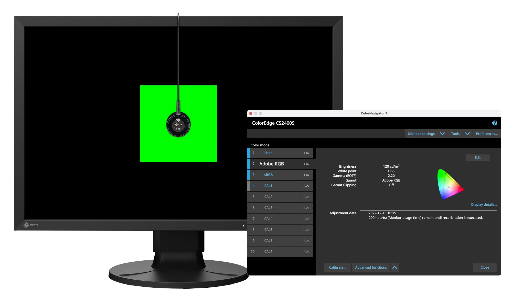 eizo-coloredge-cs2400s-moniteur-cr-atif-24-pouces-wuxga-usb-c-ergonomique image 5