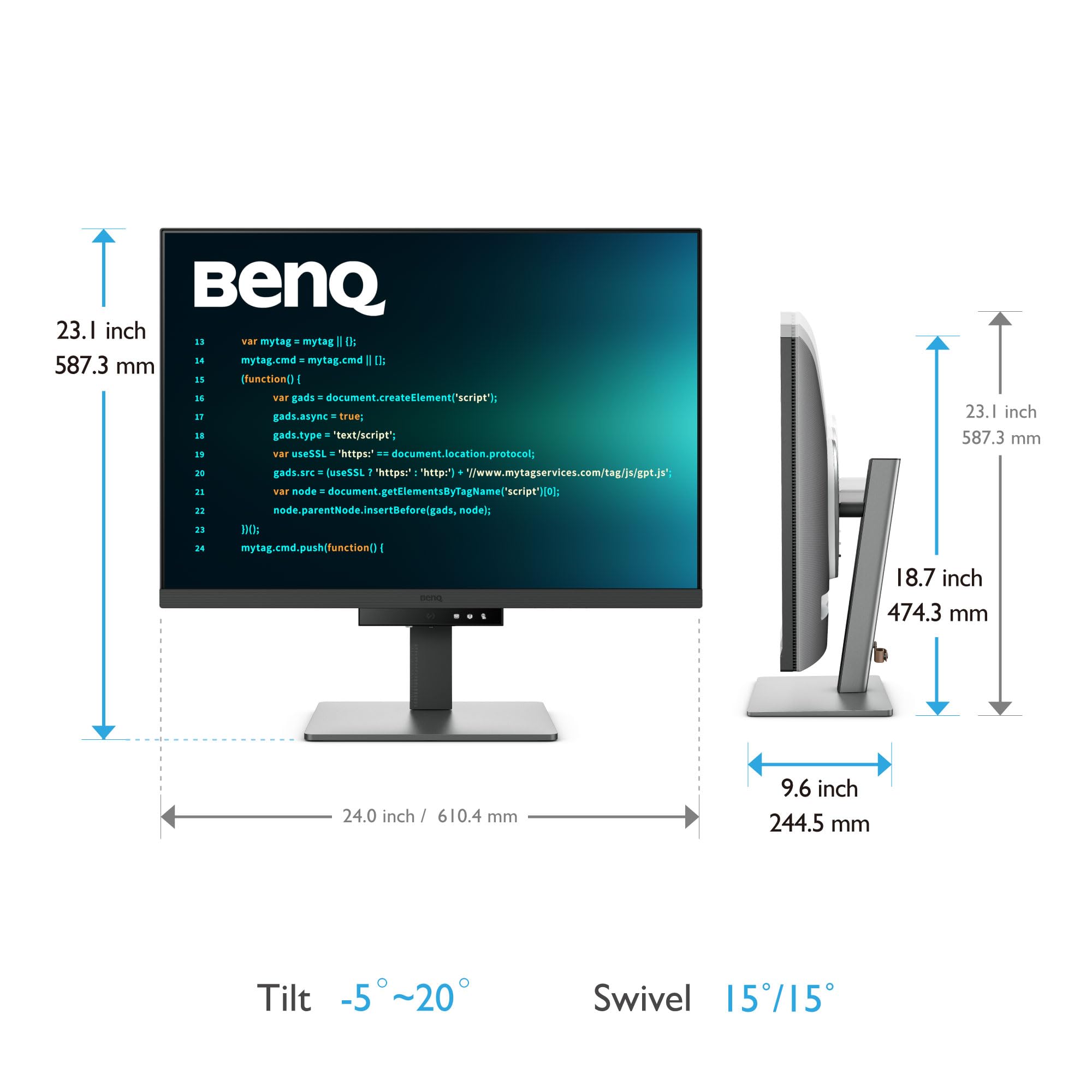 benq-rd280u-28-4k-3840x2560-3-2-cran-d-veloppeur-nano-matte image 5