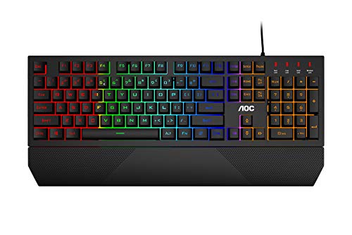 aoc-gk200-clavier-gaming-azerty-r-tro-clair-membrane-anti-ghosting image 7