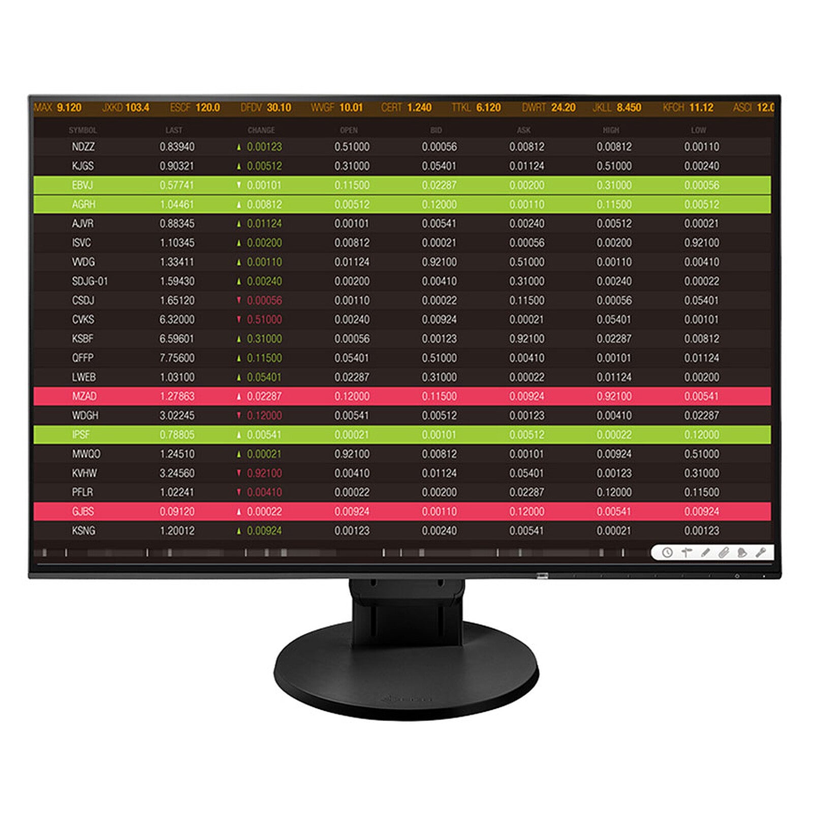 eizo-flexscan-ev2456-moniteur-24-pouces-noir-occasion image 2