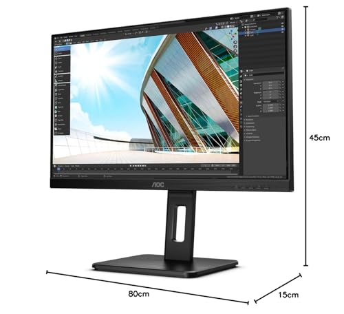 aoc-27p2c-moniteur-bureautique-27-full-hd-ips-usb-c-65w-kvm image 4